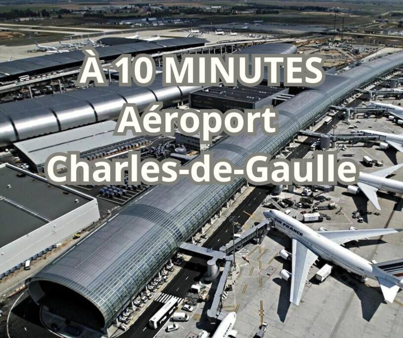 Louvres Cosy Home Proche De Roissy Cdg Paris, Parc Asterix I Aeroville I Parc Des Expo I Villepinte מראה חיצוני תמונה